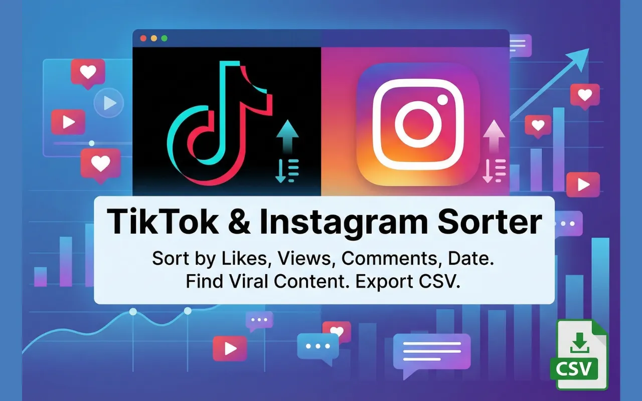 Sort and export